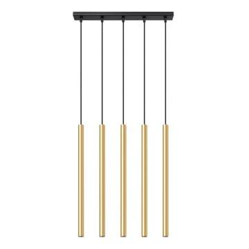Candelabro suspenso PASTELO 5xG9/8W/230V dourada