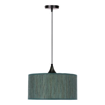 Candelabro suspenso PATTI 1xE27/60W/230V diâmetro 30 cm verde