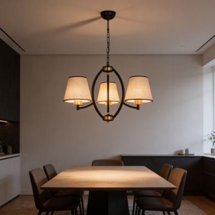 Candelabro suspenso PAUL 3xE27/60W/230V