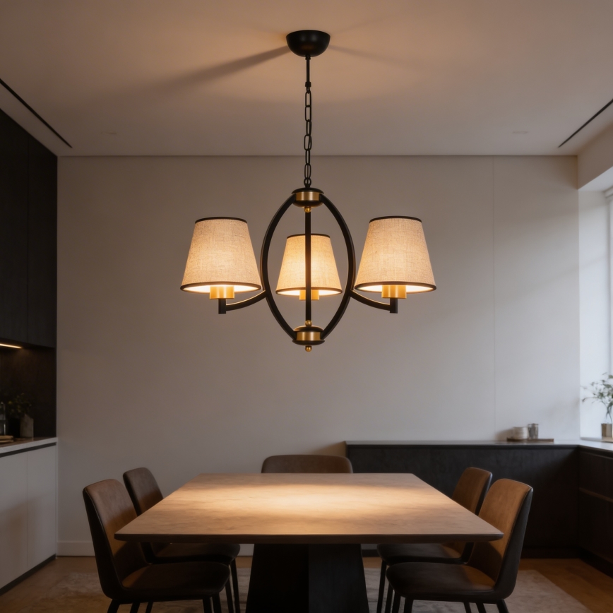 Candelabro suspenso PAUL 3xE27/60W/230V