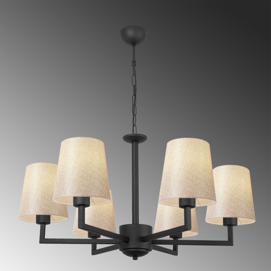 Candelabro suspenso PROFIL 6xE27/40W/230V