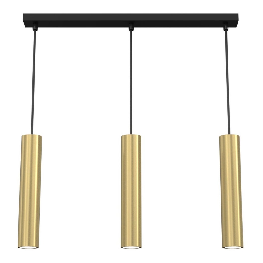 Candelabro suspenso RAITO 3xGU10/8W/230V latão