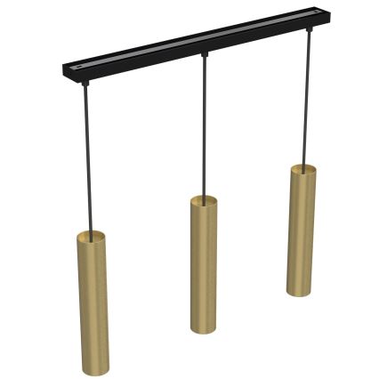 Candelabro suspenso RAITO 3xGU10/8W/230V latão
