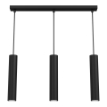 Candelabro suspenso RAITO 3xGU10/8W/230V preto
