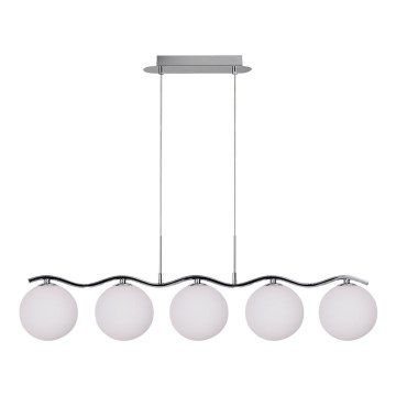 Candelabro suspenso RAMON 5xG9/40W/230V cromado brilhante