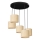 Candelabro suspenso RATTAN 5xE27/60W/230V vime
