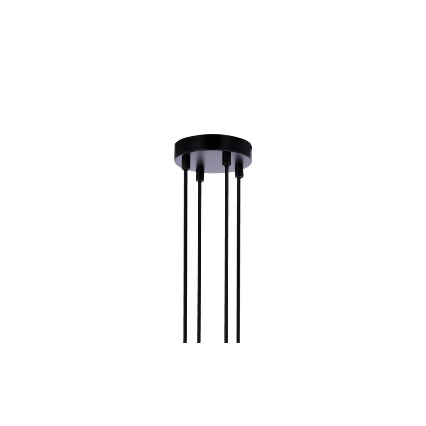 Candelabro suspenso RENO 4xE27/40W/230V preto/castanho