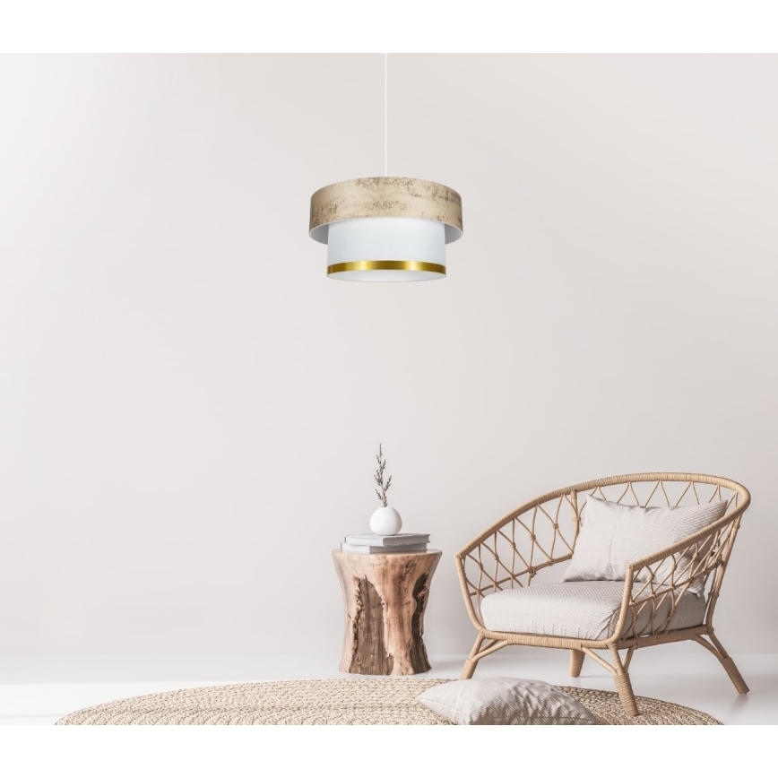 Candelabro suspenso RESSA 1xE27/60W/230V dourada