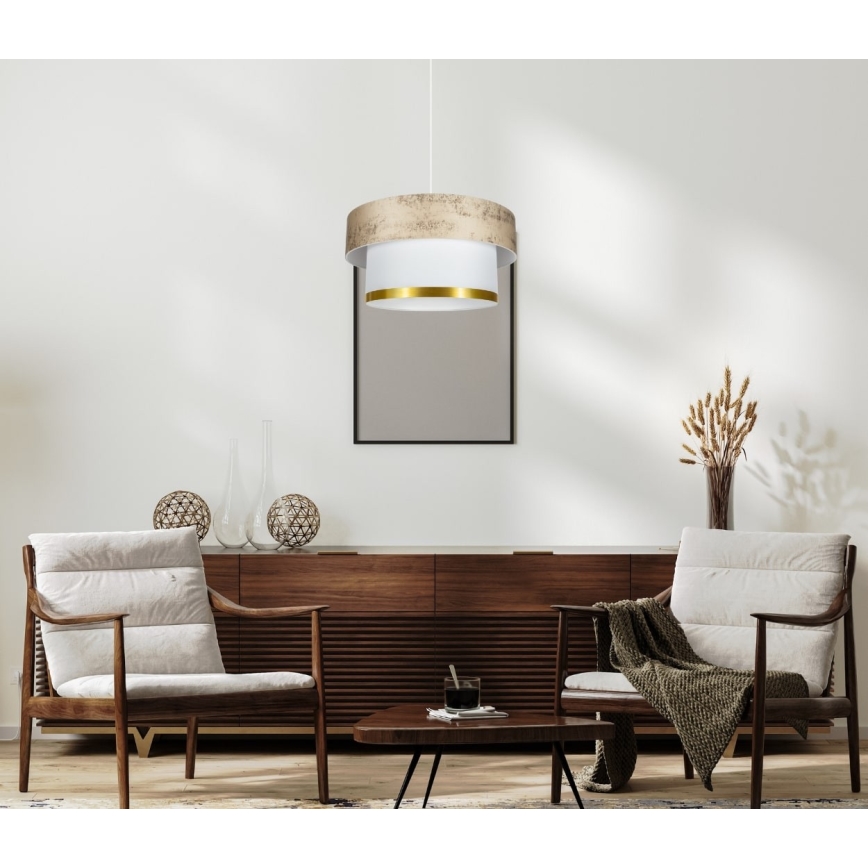 Candelabro suspenso RESSA 1xE27/60W/230V dourada