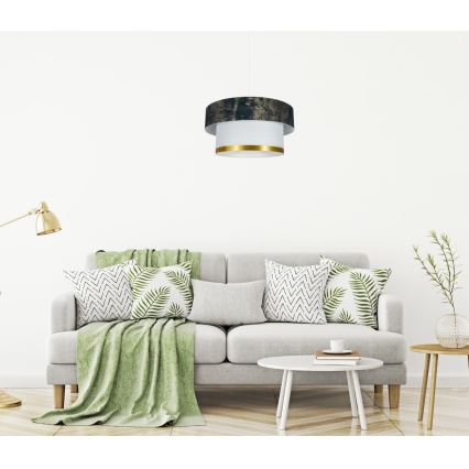 Candelabro suspenso RESSA 1xE27/60W/230V verde