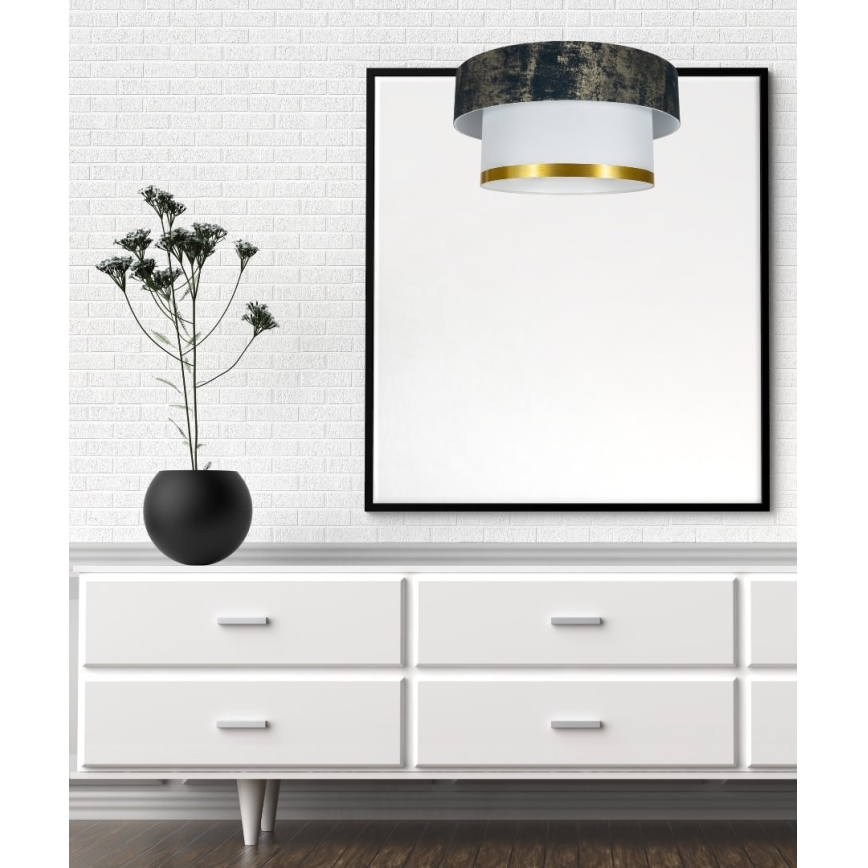 Candelabro suspenso RESSA 1xE27/60W/230V verde