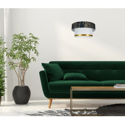 Candelabro suspenso RESSA 1xE27/60W/230V verde