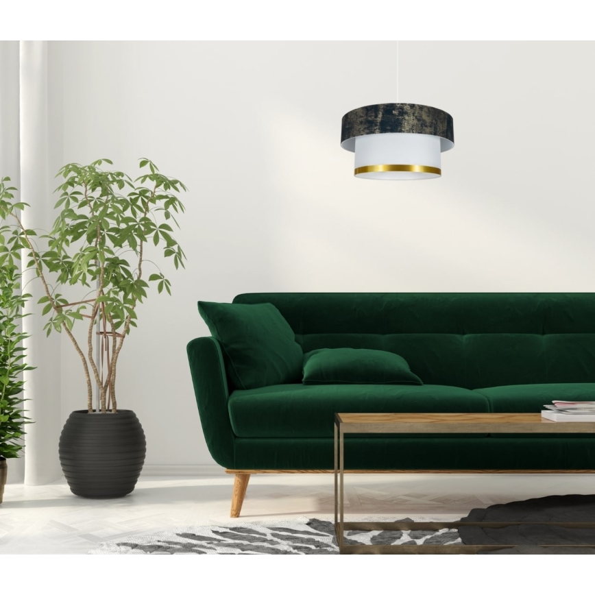 Candelabro suspenso RESSA 1xE27/60W/230V verde