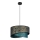 Candelabro suspenso REZO 1xE27/60W/230V turquesa/dourado