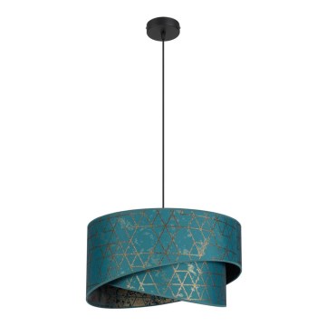 Candelabro suspenso REZO 1xE27/60W/230V turquesa