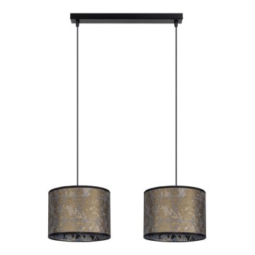 Candelabro suspenso REZO 2xE27/60W/230V dourado