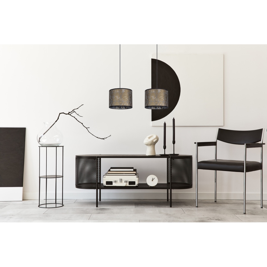 Candelabro suspenso REZO 2xE27/60W/230V dourado