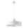 Candelabro suspenso RIF 1xE27/60W/230V d. 35 cm branco