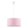 Candelabro suspenso RONDO KIDS 1xE27/15W/230V rosa