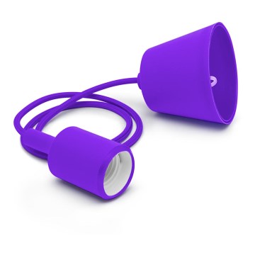 Candelabro suspenso ROXY 1xE27/60W/230V roxo