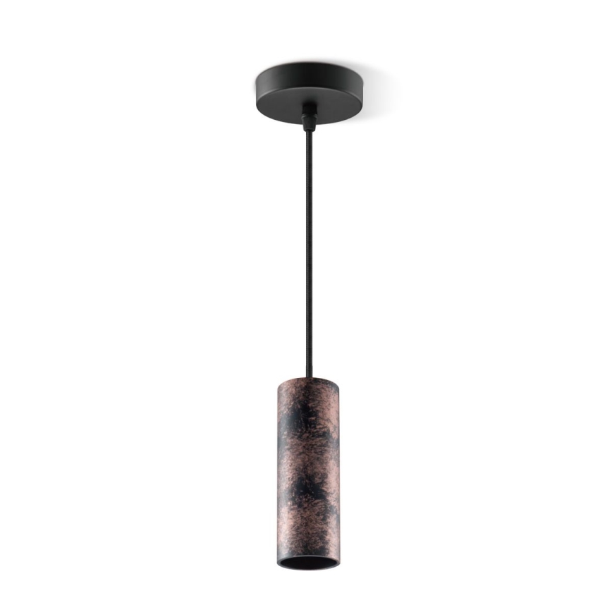 Candelabro suspenso SAGA 1xE27/40W/230V preto/bronze