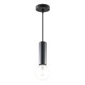 Candelabro suspenso SAGA 1xE27/40W/230V preto