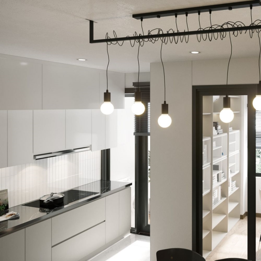 Candelabro suspenso SALAMANCA 2xE27/60W/230V