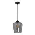 Candelabro suspenso SANTIAGO 1xE27/60W/230V preto