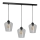 Candelabro suspenso SANTIAGO 3xE27/60W/230V transparente