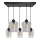 Candelabro suspenso SANTIAGO 5xE27/60W/230V transparente