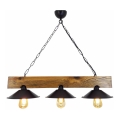 Candelabro suspenso SAPKA 3xE27/60W/230V