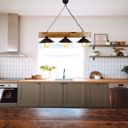 Candelabro suspenso SAPKA 3xE27/60W/230V