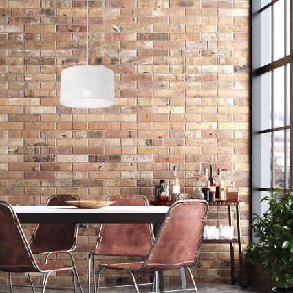 Candelabro suspenso SIRJA 1xE27/60W/230V branco