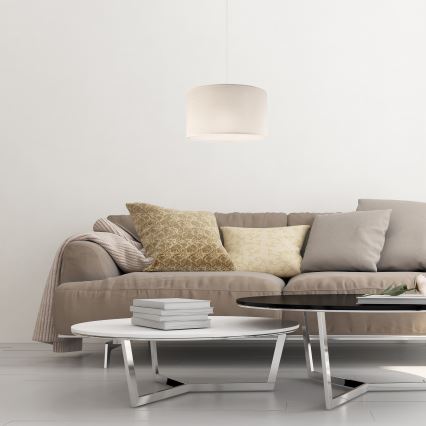 Candelabro suspenso SIRJA 1xE27/60W/230V cremoso