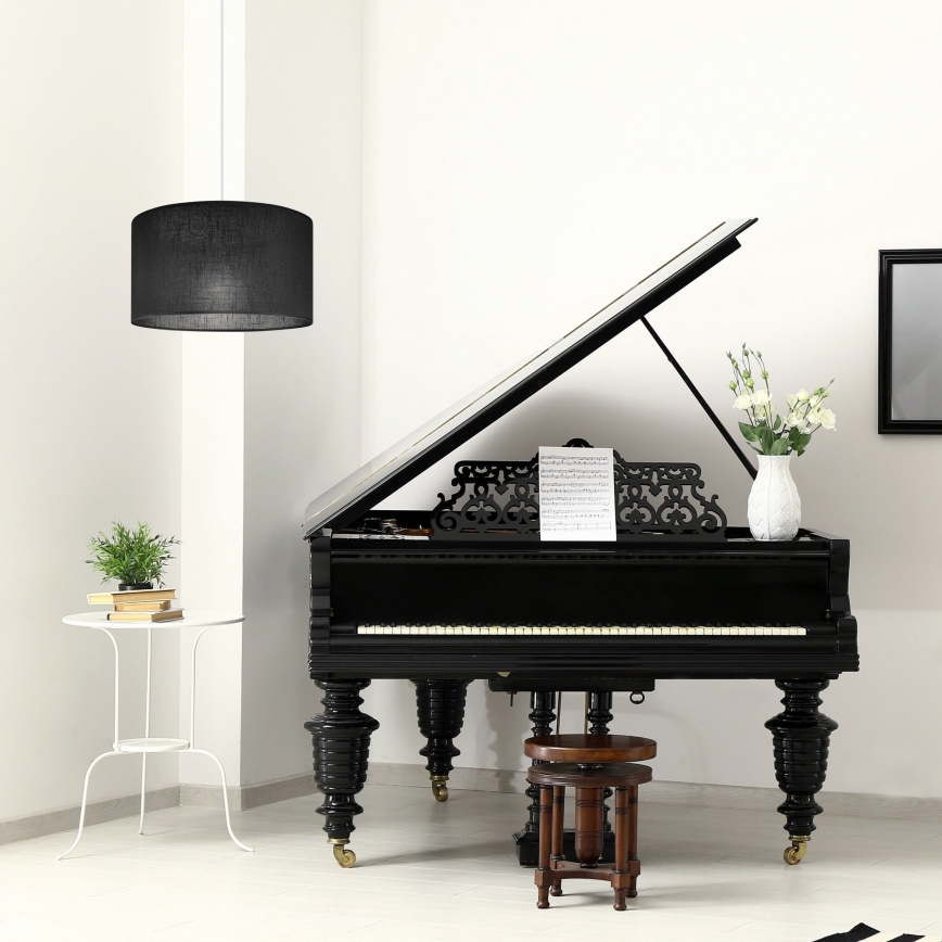 Candelabro suspenso SIRJA 1xE27/60W/230V preto