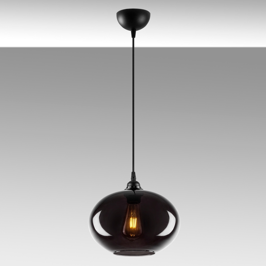Candelabro suspenso SMOKED 1xE27/40W/230V