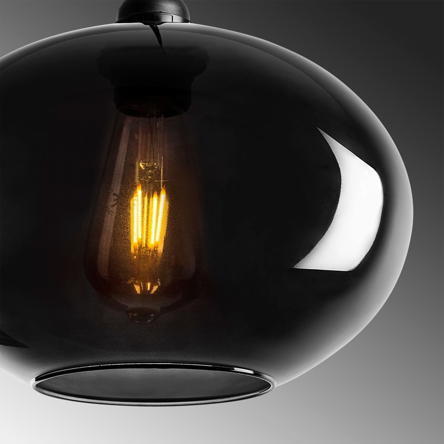 Candelabro suspenso SMOKED 1xE27/40W/230V