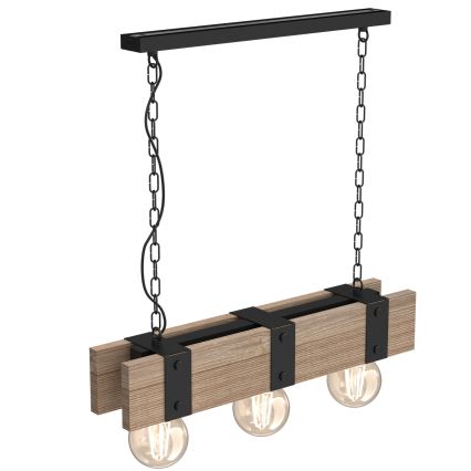 Candelabro suspenso SODER 3xE27/60W/230V