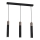 Candelabro suspenso SOLO 3xGU10/MR11/40W/230V preto