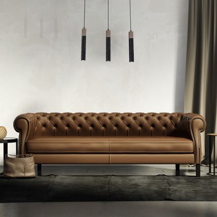 Candelabro suspenso SOLO 3xGU10/MR11/40W/230V preto