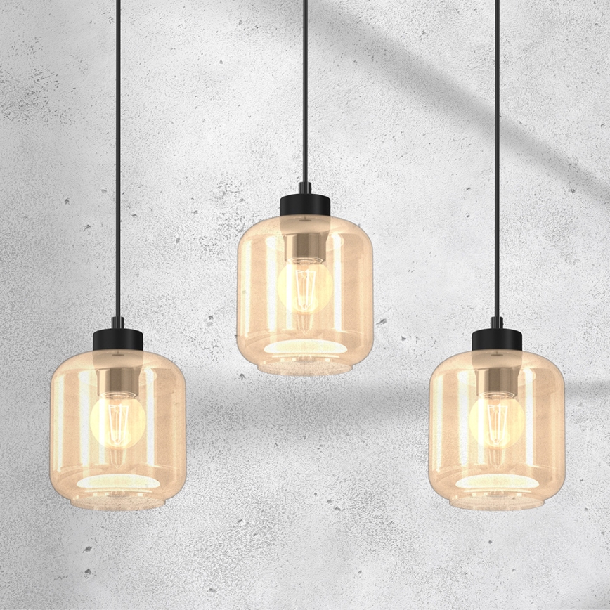 Candelabro suspenso SOMBRA 3xE27/60W/230V bege