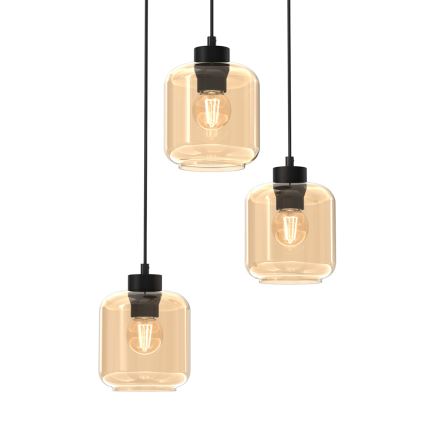 Candelabro suspenso SOMBRA 3xE27/60W/230V bege