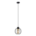 Candelabro suspenso STARLIGHT 1xE27/15W/230V preto/dourado