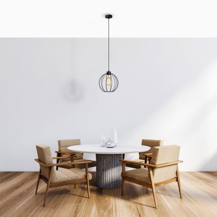 Candelabro suspenso STARLIGHT 1xE27/15W/230V preto/dourado