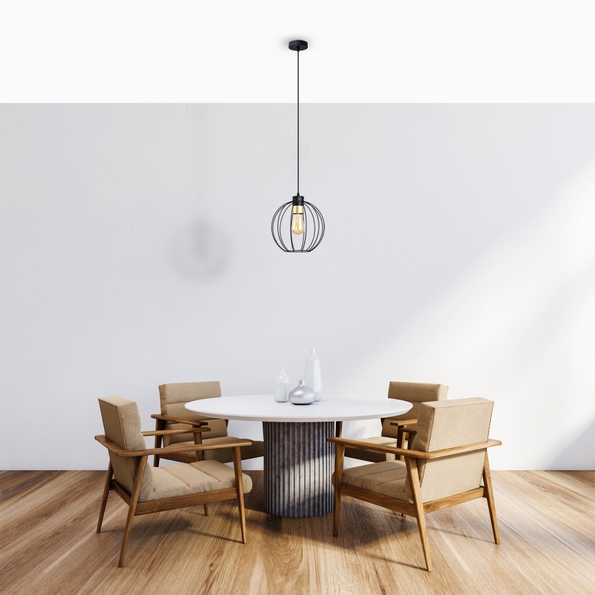 Candelabro suspenso STARLIGHT 1xE27/15W/230V preto/dourado