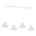 Candelabro suspenso SVEN 4xE27/15W/230V branco
