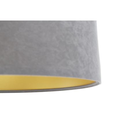 Candelabro suspenso SWING 1xE27/60W/230V cinzento/branco/dourada