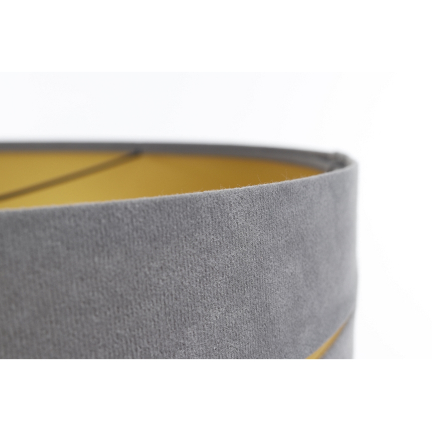 Candelabro suspenso SWING 1xE27/60W/230V cinzento/dourada