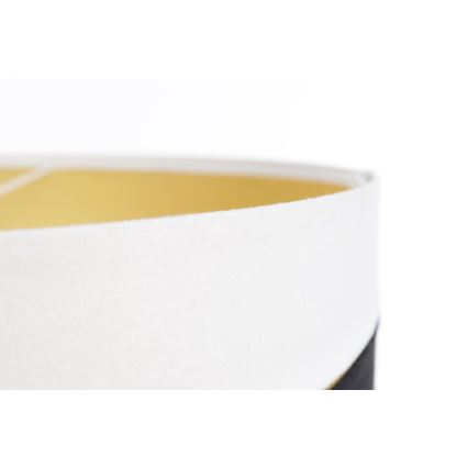 Candelabro suspenso SWING 1xE27/60W/230V preto/branco/dourada