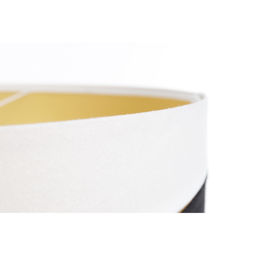 Candelabro suspenso SWING 1xE27/60W/230V preto/branco/dourada